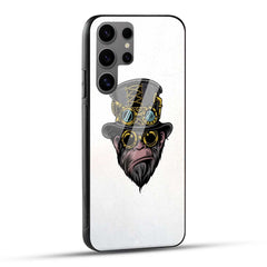 Samsung Galaxy S24 Ultra 5G Back Cover Monkey Printed Glass Case