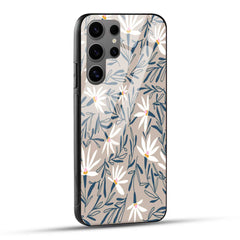 Samsung Galaxy S24 Ultra 5G Back Cover Seamless Floral Abstract Printed Glass Case