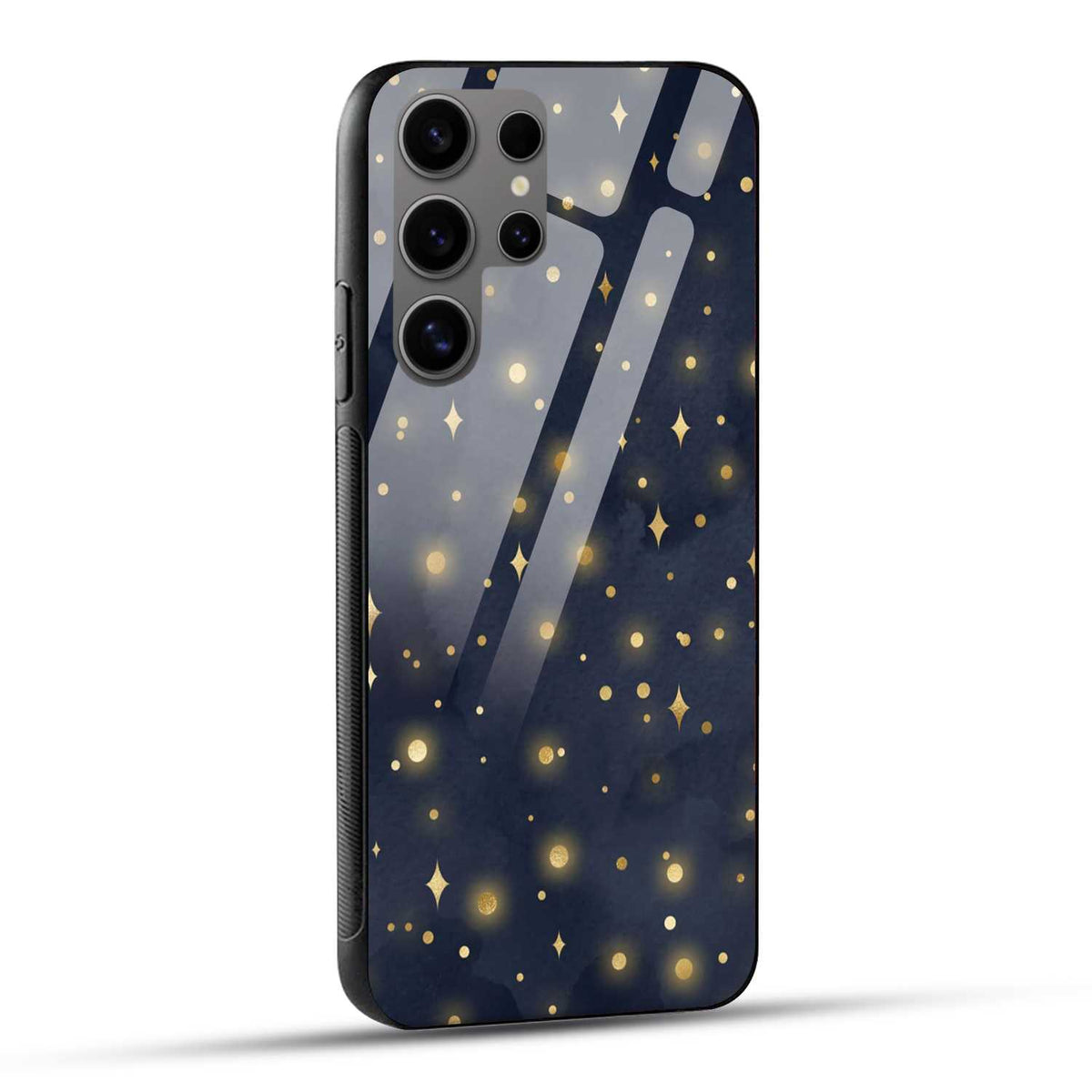 Samsung Galaxy S24 Ultra 5G Back Cover Lost In Space Find By Stars Printed Glass Case