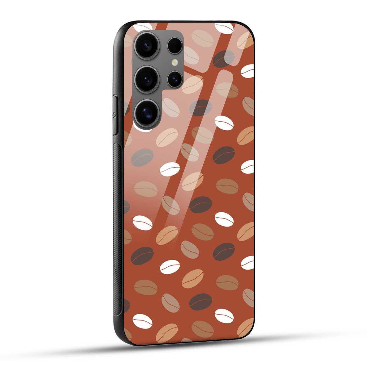 Samsung Galaxy S24 Ultra 5G Back Cover Coffee Beans Printed Glass Case