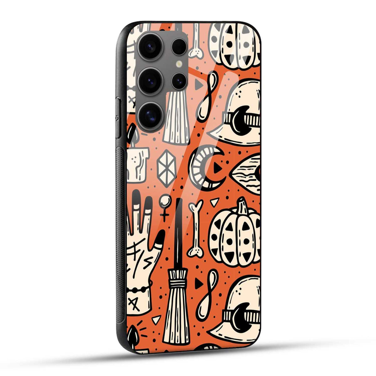 Samsung Galaxy S24 Ultra 5G Back Cover Aethetic Texture Pattern Printed Glass Case