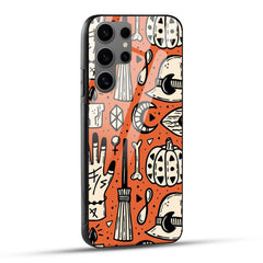 Samsung Galaxy S24 Ultra 5G Back Cover Aethetic Texture Pattern Printed Glass Case