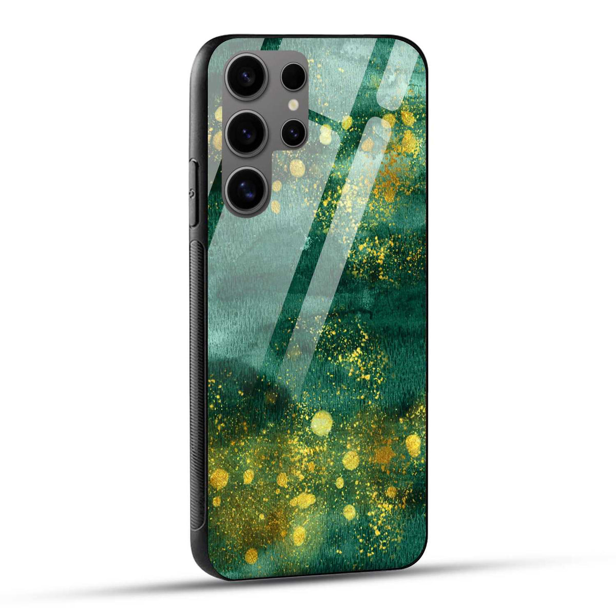 Samsung Galaxy S24 Ultra 5G Back Cover Coloured Texture Printed Glass Case