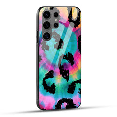 Samsung Galaxy S24 Ultra 5G Back Cover Tie-Dye Texture Printed Glass Case