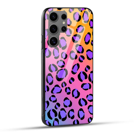 Samsung Galaxy S24 Ultra 5G Back Cover Animal Print Art  Printed Glass Case