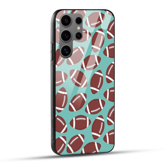 Samsung Galaxy S24 Ultra 5G Back Cover American Soccer Printed Glass Case