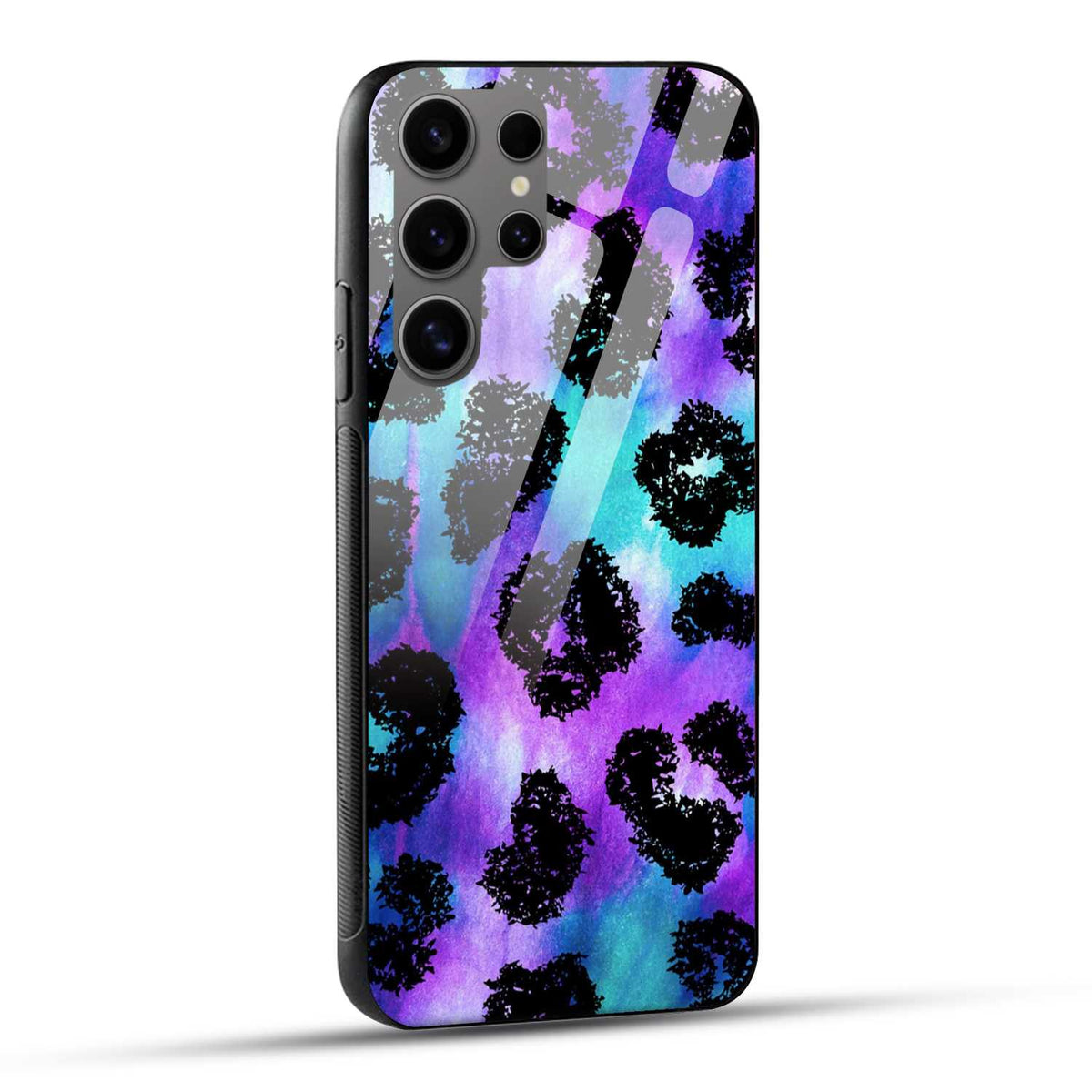 Samsung Galaxy S24 Ultra 5G Back Cover Blue Colour Pattern Printed Glass Case