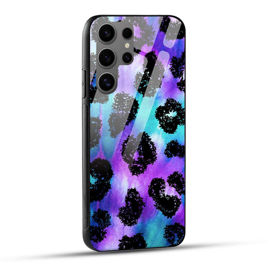 Samsung Galaxy S24 Ultra 5G Back Cover Blue Colour Pattern Printed Glass Case