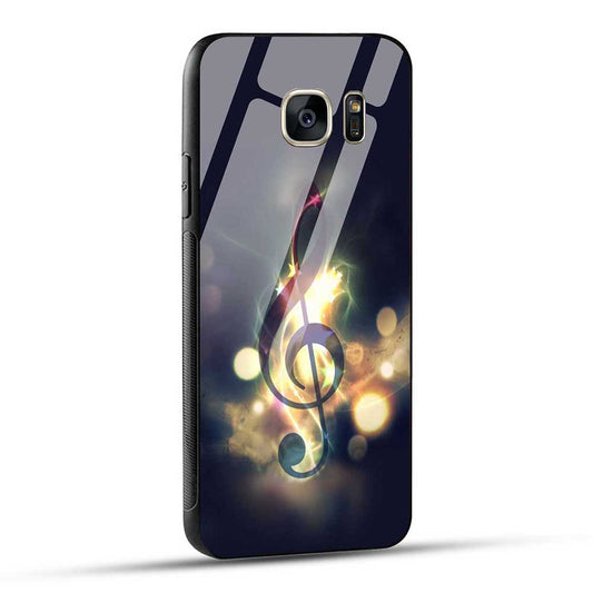 Samsung Galaxy S7 Back Cover Music Lover Slimfit Glass Case