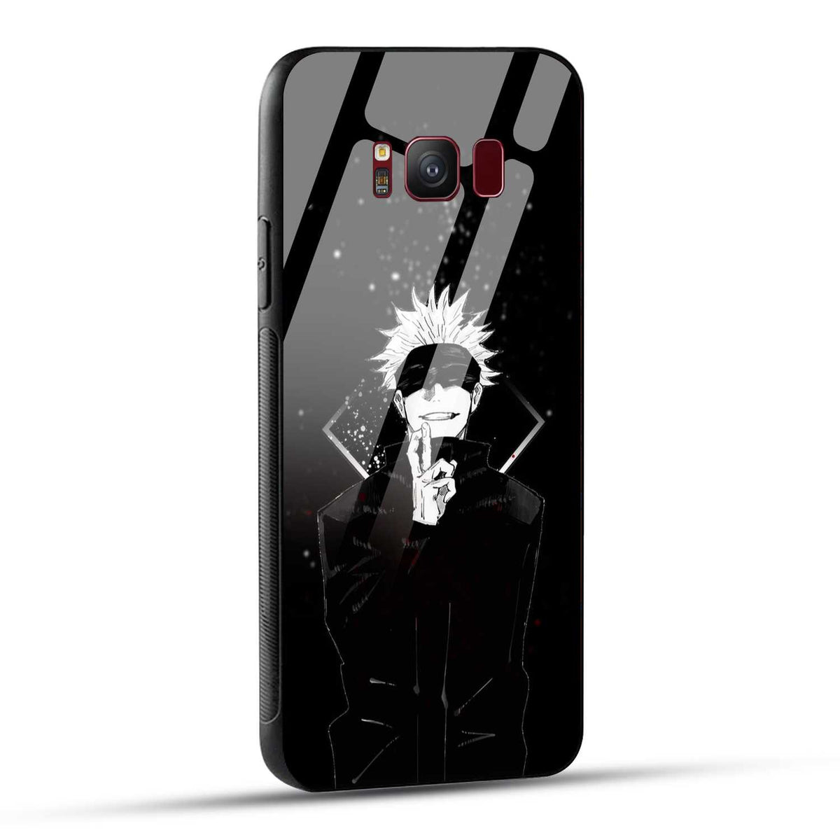 Samsung Galaxy S8 Back Cover Anime Printed Glass Case