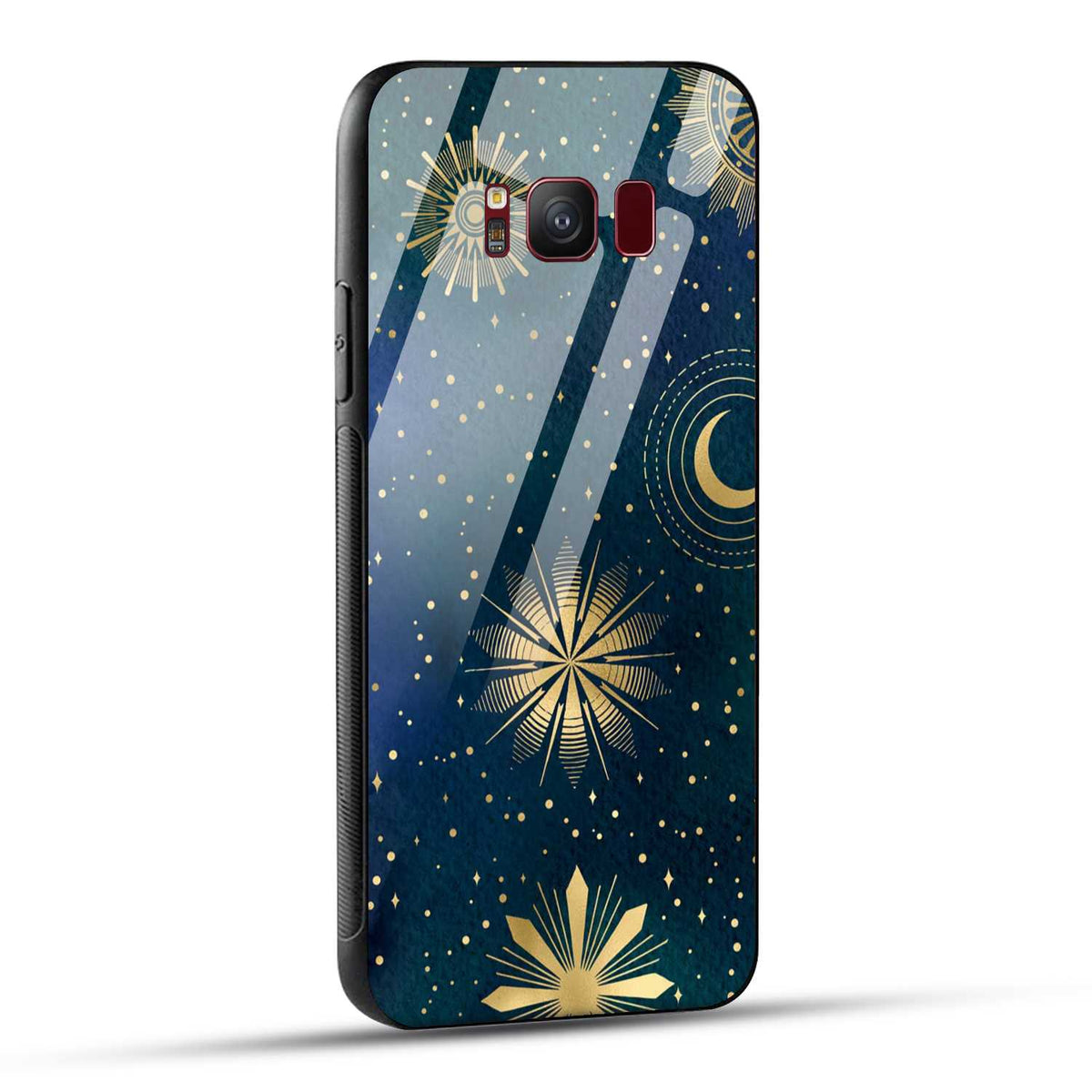 Samsung Galaxy S8 Back Cover Art Of Moon Printed Glass Case