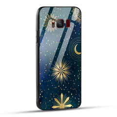 Samsung Galaxy S8 Back Cover Art Of Moon Printed Glass Case