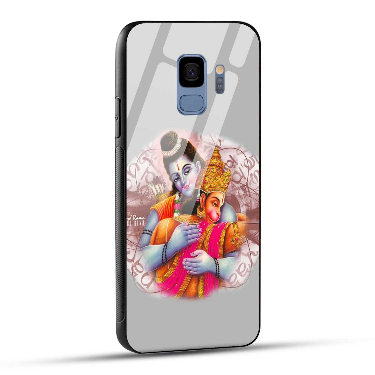 Samsung Galaxy S9 Back Cover Hanuman and Ram Printed Glass Case