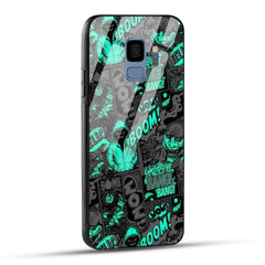 Samsung Galaxy S9 Back Cover Boom Printed Glass Case