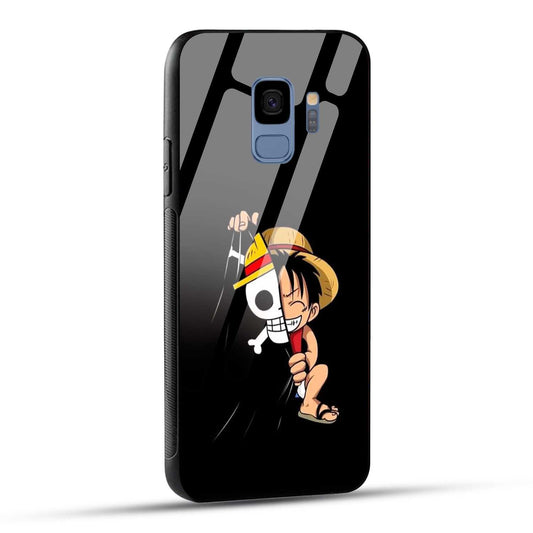 Samsung Galaxy S9 Back Cover Luffy Printed Glass Case