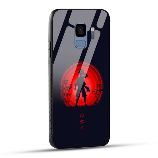 Samsung Galaxy S9 Back Cover Luffy Printed Glass Case