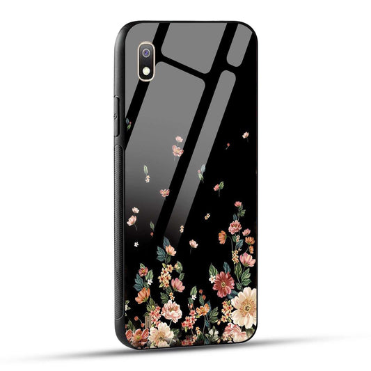Samsung Galaxy A10 Back Cover Flowers Girly Printed Glass Case