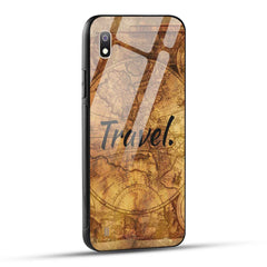 Samsung Galaxy A10 Back Cover Travel Printed Glass Case