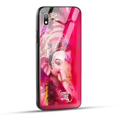 Samsung Galaxy A10 Back Cover Ganpati Bappa Glass Case