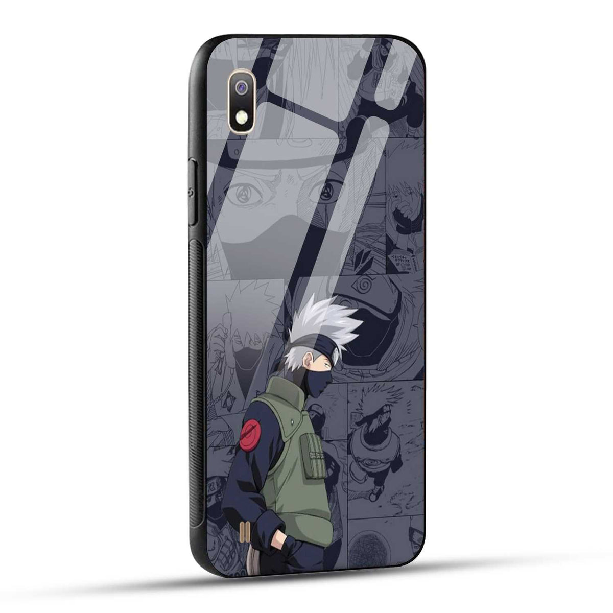 Samsung Galaxy A10 Back Cover Kakashii Printed Glass Case