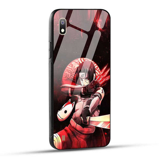 Samsung Galaxy A10 Back Cover Itachii Glass Case