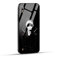Samsung Galaxy A10 Back Cover Anime Printed Glass Case