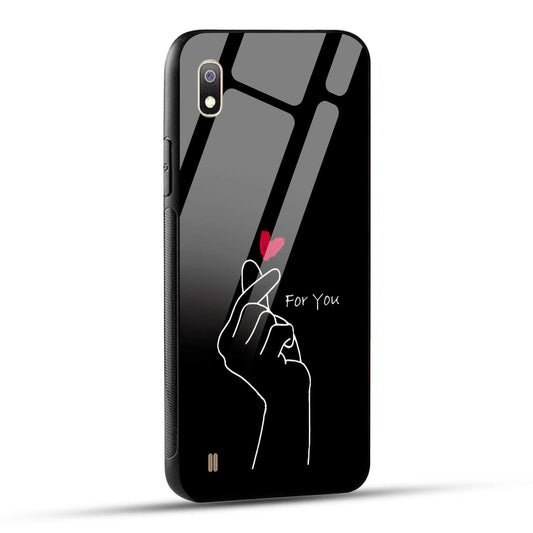 Samsung Galaxy A10 Back Cover For You Printed Glass Case