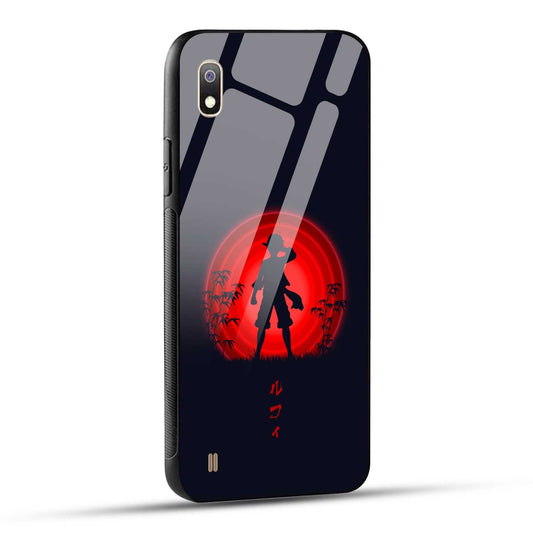 Samsung Galaxy A10 Back Cover Luffy Printed Glass Case