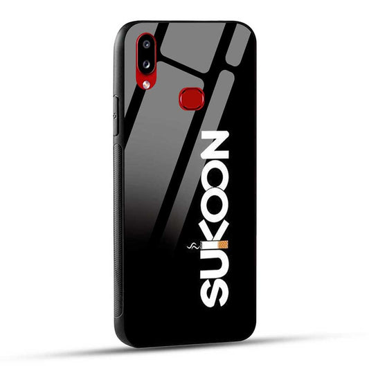 Samsung Galaxy A10s / M01s Back Cover Sukoon Quote Glass Case