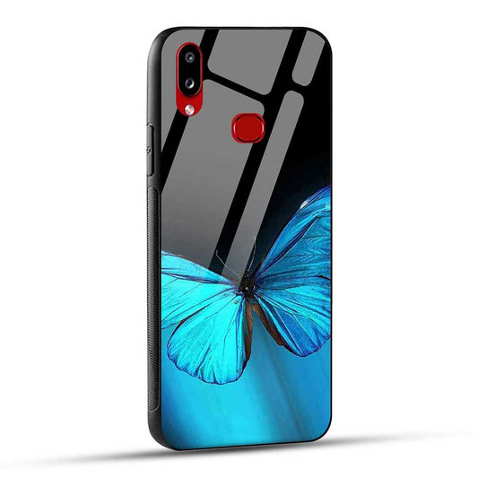 Samsung Galaxy A10s / M01s Back Cover Butterfly Glass Case