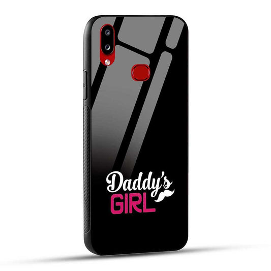 Samsung Galaxy A10s / M01s Back Cover Daddys Girl Girly Trendy Glass Case