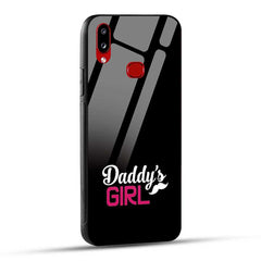 Samsung Galaxy A10s / M01s Back Cover Daddys Girl Girly Trendy Glass Case