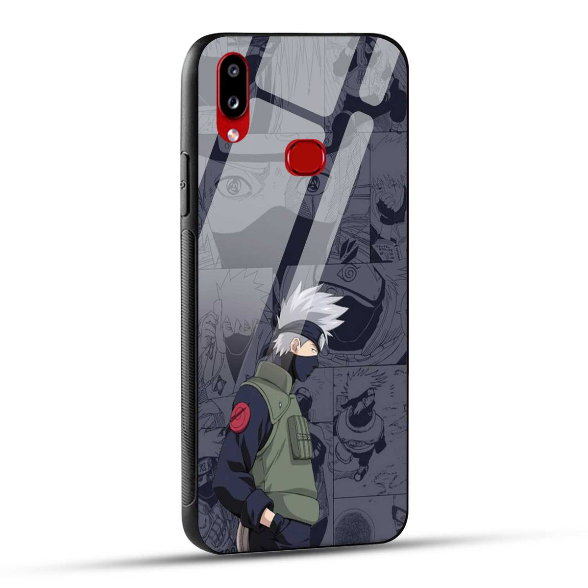 Samsung Galaxy A10s / Samsung Galaxy M01s Back Cover Kakashii Printed Glass Case