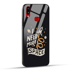 Samsung Galaxy A10s / Samsung Galaxy M01s Back Cover I Need More Space Printed Glass Case