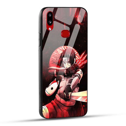 Samsung Galaxy A10s / Samsung Galaxy M01s Back Cover Itachii Printed Glass Case