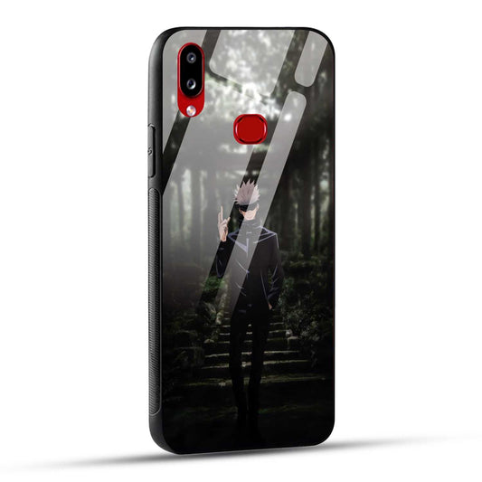 Samsung Galaxy A10s / Samsung Galaxy M01s Back Cover Gojo Printed Glass Case