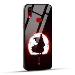 Samsung Galaxy A10s / Samsung Galaxy M01s Back Cover Itachi Uchiha Printed Glass Case