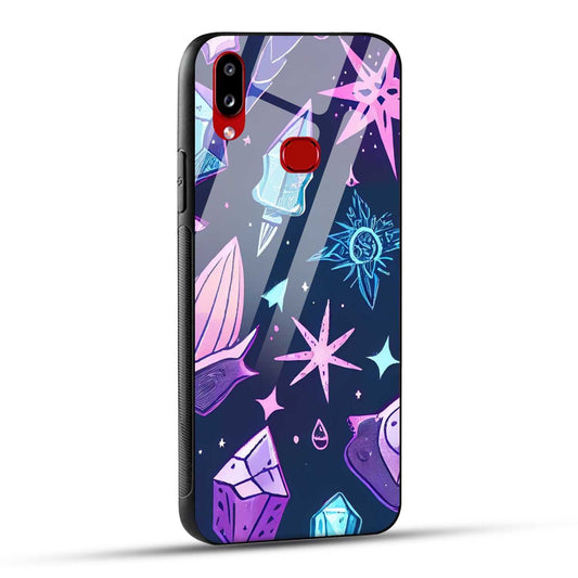 Samsung Galaxy A10s / Samsung Galaxy M01s Back Cover Stones Of Ancestors Printed Glass Case