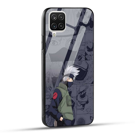 Samsung Galaxy A12 / M12 / F12 Back Cover Kakashii Printed Glass Case