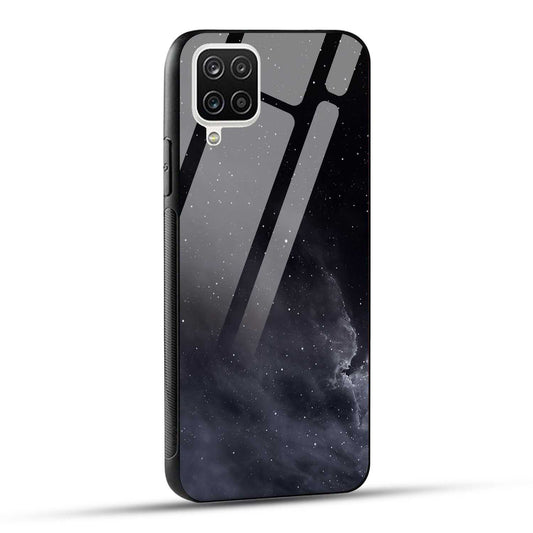 Samsung Galaxy A12 / M12 / F12 Back Cover Stars In The Dark Printed Glass Case