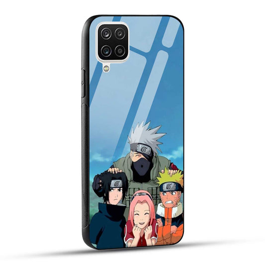 Samsung Galaxy A12 / M12 / F12 Back Cover Kakashi Printed Glass Case