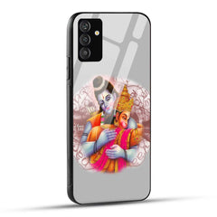 Samsung Galaxy A34 5G Back Cover Hanuman and Ram Printed Glass Case