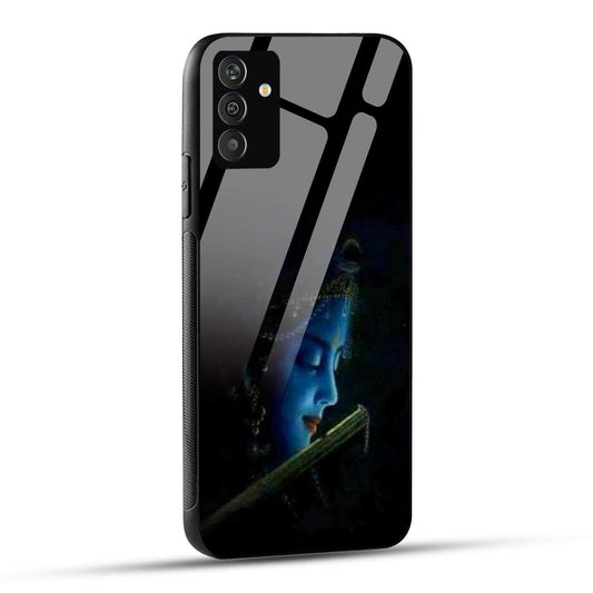 Samsung Galaxy A34 5G Back Cover Lord Krishna Printed Glass Case