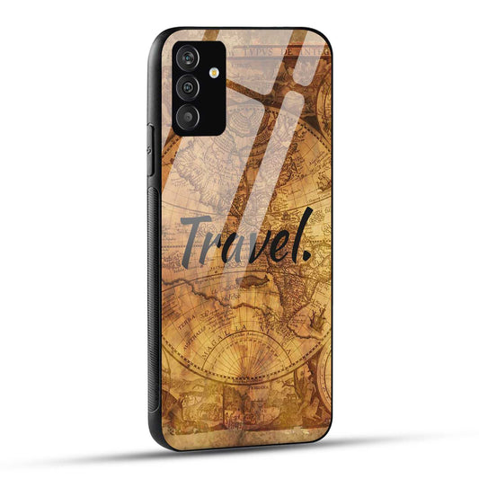 Samsung Galaxy A34 5G Back Cover Travel Printed Glass Case