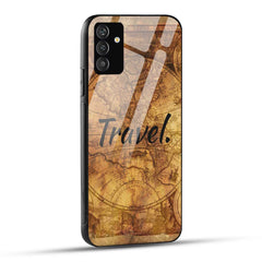 Samsung Galaxy A14 5G Back Cover Travel Printed Glass Case