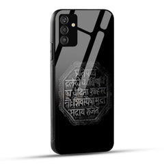 Samsung Galaxy A34 5G Back Cover Shivkalin Rajmudra Printed Glass Case