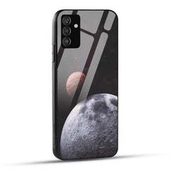 Samsung Galaxy A14 5G Back Cover Galaxy Space Printed Glass Case