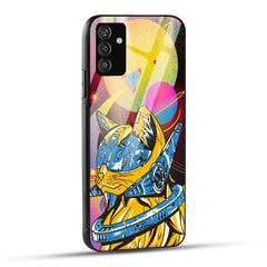 Samsung Galaxy S24 Plus 5G Back Cover Cat Illustration Printed Glass Case