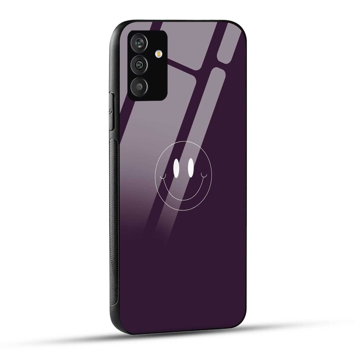 Samsung Galaxy S24 Plus 5G Back Cover Smile Face Printed Glass Case