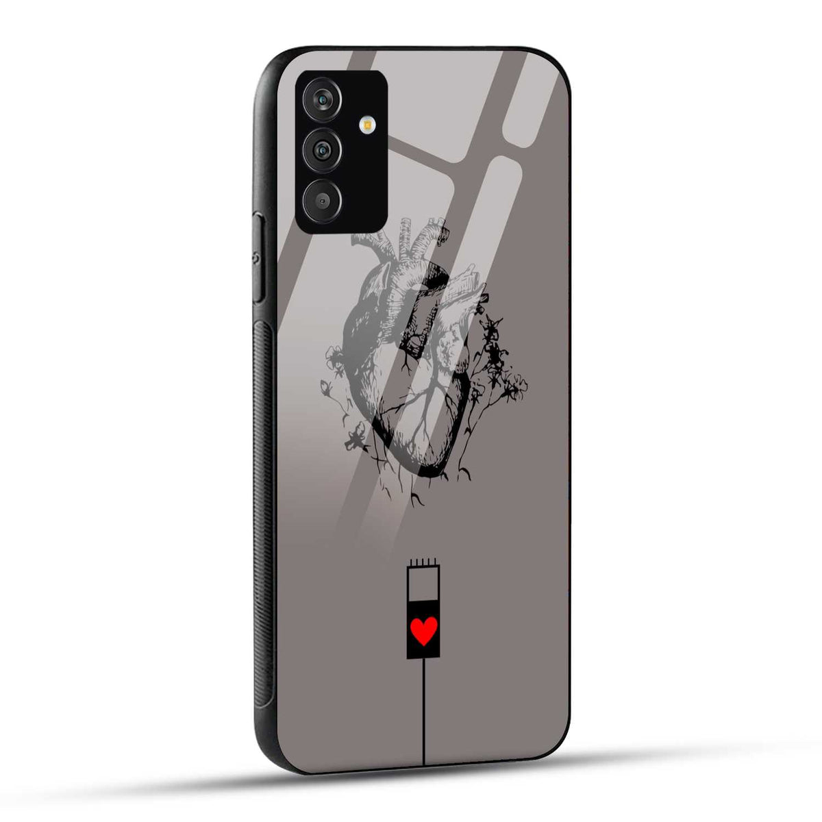 Samsung Galaxy F54 Back Cover Colorful Watercolor Painting Printed Glass Case